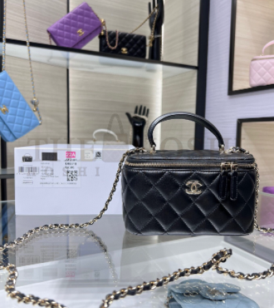 CHANEL MAKEUP BAG 17*9.55*8CM MASTER QUALITY - 1