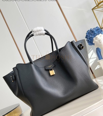 LOUIS VUITTON LV VENDOME TOTE BAG BLACK CALFSKIN LEATHER SIZE 35.5×28×17CM M26338